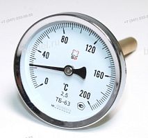 Термометр ТБ- 63-100 0+200-2,5-О ТУ У 33.2-14307481-033:2005