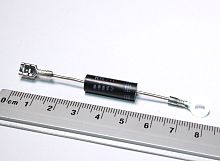 Диод СВЧ высоковольтный КРУГЛЫЙ (E192) ((клеммы 5,5mm), 1 клема под саморез