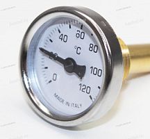 Термометр биметаллический 0…120°С Sitem-41 гильза - G1/2 D-12mm L-42mm